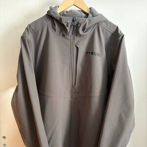 KUIU Rubicon Men's XXL Hooded Soft Jacket (Ash/ Coyote)